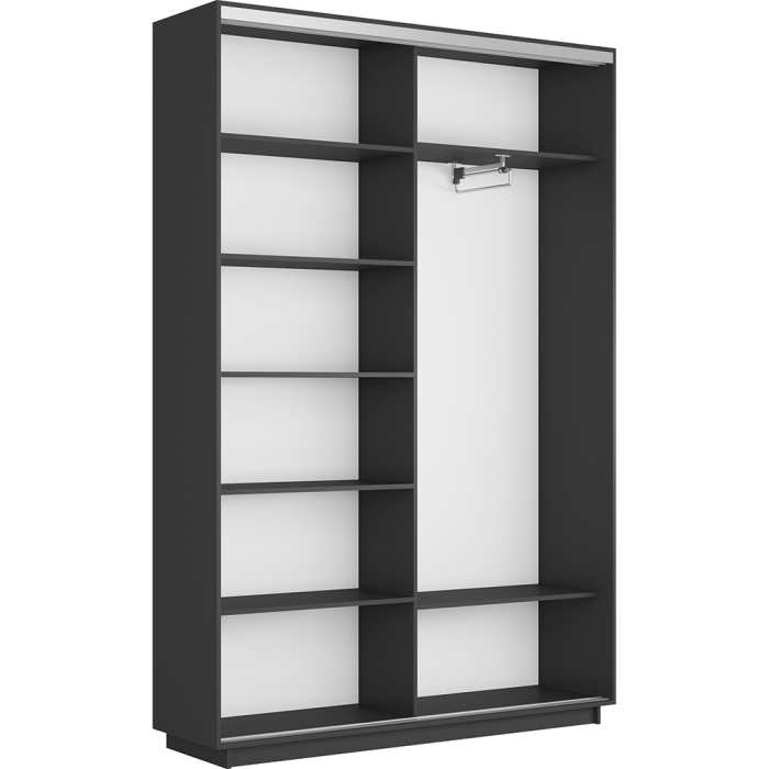 Шкафы-купе 2-х дверные, Шкаф-купе Экспресс Медиум дуо 2200 x 1200 x 450