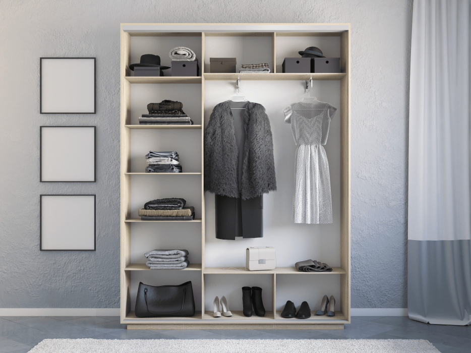 Шкафы-купе 3-х дверные, Шкаф-купе Экспресс 3-х дверный Фотопечать Квадрат Стекла 240х45х240