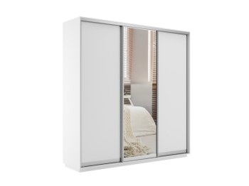 Шкаф-купе Экспресс Медиум (1 зеркало) трио 2400 x 1800 x 450