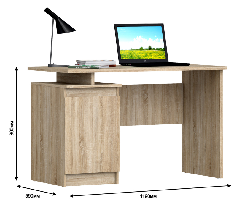 Компьютерные столы, Стол компьютерный Кито СБ-2608