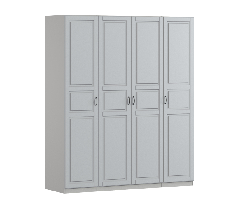 Для одежды, Шкаф четырехдверный Макс 2000 мм, вариант №2 (ЛДСП/МДФ)